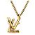 Collar Péndulo Twig LV de Louis Vuitton Dorado