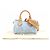 Borsa a mano Nano Speedy Monogram Denim Louis Vuitton Blu chiaro - vista 16