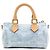 Borsa a mano Nano Speedy Monogram Denim Louis Vuitton Blu chiaro - vista 3