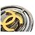 Orecchini in metallo gunmetal dorato Chanel Coco Mark D'oro Metallico - vista 4
