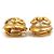 Orecchini in metallo con clip Coco Mark di Chanel D'oro Bianco sporco - vista 3