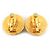 Orecchini in metallo con clip Coco Mark di Chanel D'oro Bianco sporco - vista 5