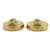Orecchini a clip in metallo e plastica Chanel Coco Mark Nero D'oro - vista 5