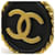 Orecchini a clip in metallo e plastica Chanel Coco Mark Nero D'oro - vista 8