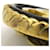 Orecchini a clip in metallo e plastica Chanel Coco Mark Nero D'oro - vista 9