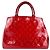Borsa Montaigne MM in Monogram Vernis di Louis Vuitton Fuschia - vista 3