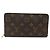 Louis Vuitton Monogram Langbörse Braun Monogramm