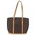 Borsa Babylone in Tela Monogram Louis Vuitton Marrone