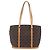 Borsa Babylone in Tela Monogram Louis Vuitton Marrone - vista 2