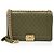 Borsa Boy New Medium in pelle caviar Chanel Verde