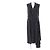 Balenciaga asymmetrisches Kleid mit Karomuster Schwarz Weiß - Ansicht 5