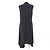 Balenciaga asymmetrisches Kleid mit Karomuster Schwarz Weiß - Ansicht 7