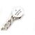 Bracciale in argento con logo T di Gucci in rilievo Bure - vista 5