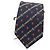 Cravatta in seta Gucci GG logo Ape Ananas Fragola Blu Blu navy