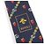 Cravatta in seta Gucci GG logo Ape Ananas Fragola Blu Blu navy - vista 7