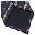 Cravatta in seta Gucci GG logo Ape Ananas Fragola Blu Blu navy - vista 8