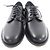 Scarpe stringate in pelle Rockstud di Valentino Garavani Nero - vista 3