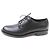 Scarpe stringate in pelle Rockstud di Valentino Garavani Nero - vista 4