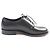 Scarpe stringate in pelle Rockstud di Valentino Garavani Nero - vista 5