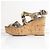 Python Wedge Sandalen von Salvatore Ferragamo Grün - Ansicht 2