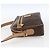 Céline Celine Vintage Macadam Canvas and Leather Marrone - vista 3
