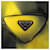 Abrigo acolchado con logo triangular de Re-Nylon de Prada Amarillo  - vista 5