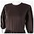 Autre Marque Robe à manches bouffantes en coton Cecilie Bahnsen Bronze Marron foncé - vue 2