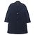 Autre Marque Lardini Chester Mantel aus Wolle und Acetat Blau Marineblau