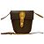 Céline Borsa a tracolla Celine Macadam Triomphe in pelle Marrone Bronzo - vista 2