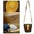 Céline Borsa a tracolla Celine Macadam Triomphe in pelle Marrone Bronzo - vista 4