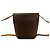 Céline Borsa a tracolla Celine Macadam Triomphe in pelle Marrone Bronzo - vista 5