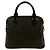 Triomphe Céline Borsa a mano Celine Macadam Trionf Leather Marrone Nero - vista 4