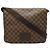 Borsa a spalla Damier Brooklyn MM di Louis Vuitton Marrone