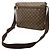 Borsa a spalla Damier Brooklyn MM di Louis Vuitton Marrone - vista 2