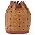 MCM Visetos Canvas and Leather Marrone - vista 2