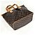Borsa Tote Palermo PM di Louis Vuitton Marrone - vista 2