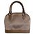 Borsa Pouch Little Alma Monogram Satin di Louis Vuitton Beige