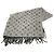 Stola in gradiente Monogram grigia Louis Vuitton Marrone