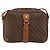 Céline Celine Vintage Macadam Canvas et Cuir Marron