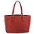 Gucci Vintage Open Tote GG Canvas and leather Medium Rosso - vista 2