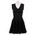 Alaïa Schwarz-weißer Wollkleid