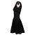 Alaïa Schwarz-weißer Wollkleid - Ansicht 4