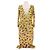 Elisabetta Franchi Abito lungo giallo con paillettes