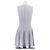 Vestido corto estampado azul y blanco Alaïa - vista 2