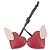 Zadig & Voltaire Charm cuore in pelle - vista 2