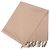 Hermès Evelyn Fransen Cashmere Schal Beige Khaki - Ansicht 3