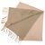 Hermès Evelyn Fransen Cashmere Schal Beige Khaki - Ansicht 4