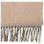 Hermès Evelyn Fransen Cashmere Schal Beige Khaki - Ansicht 5