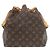 Noe Borsa a Spalla Petit Noé Monogram Louis Vuitton Marrone - vista 2