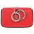 Fendi Red Leather Business Card Case - view 2